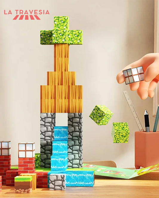 Juego de bloques magnéticos