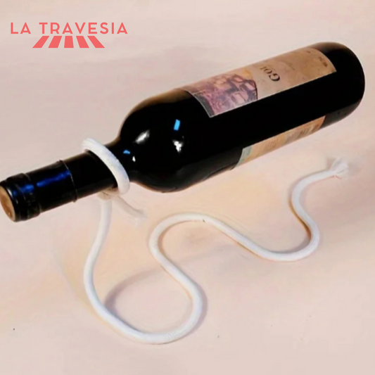 Soporte flotante decorativo para vinos